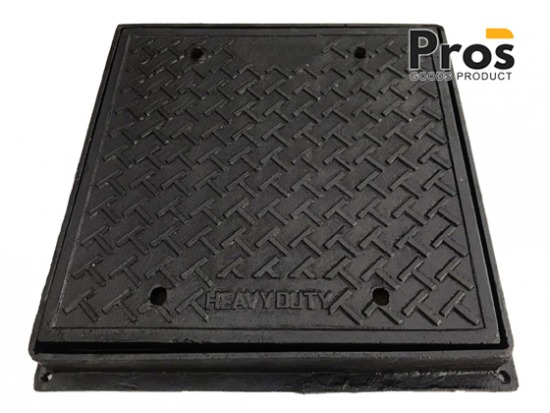 ฝาปิดบ่อพักแบบทึบ ทรงเหลี่ยม