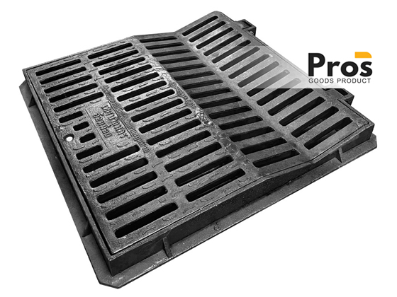 ตระแกรงระบายน้ำแบบรางวีเหล็กหล่อเหนียว สมุทรปราการ